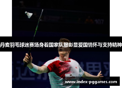 丹麦羽毛球迷赛场身着国家队服彰显爱国情怀与支持精神